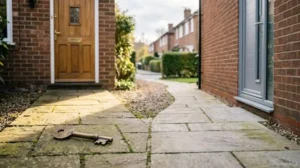 Editorial photograph symbolizing the choice between a standard UK mortgage and a government-backed home buying scheme
